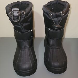 Ice Black Winter Boots